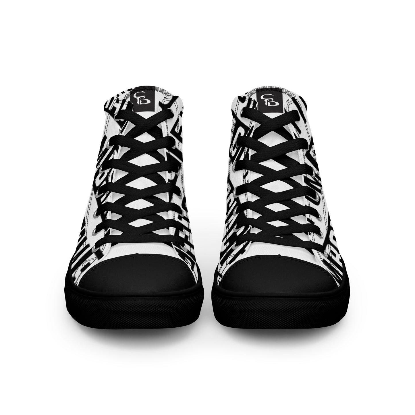 Men’s high top canvas shoes