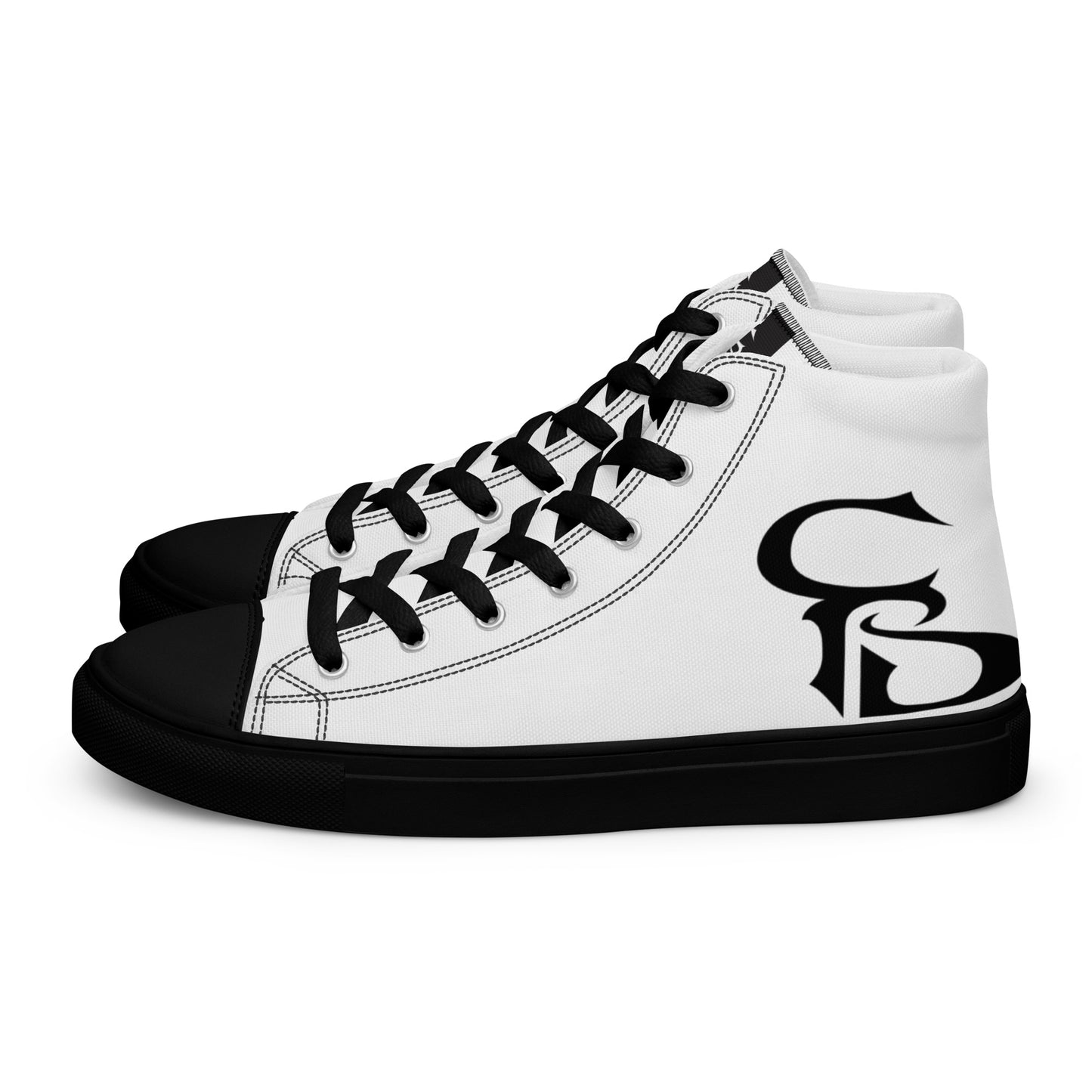 Men’s high top canvas shoes