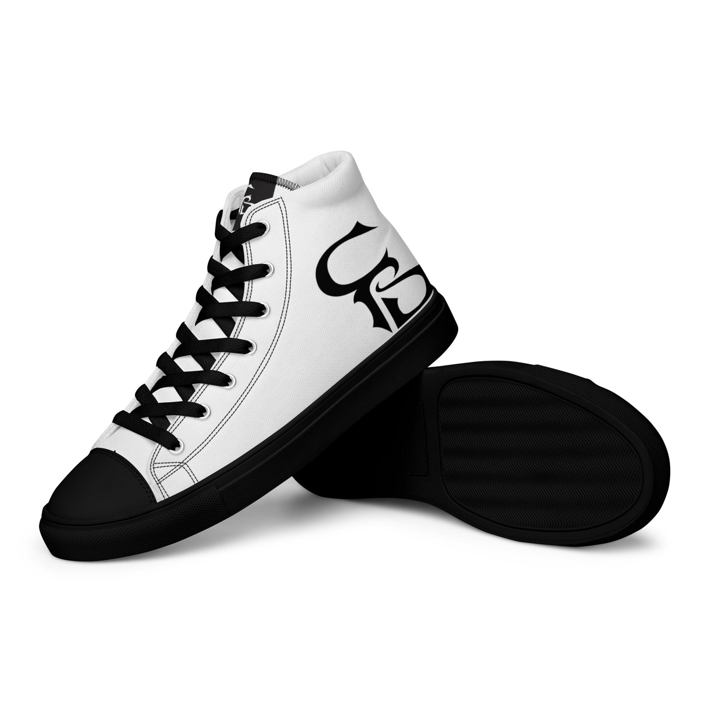 Men’s high top canvas shoes