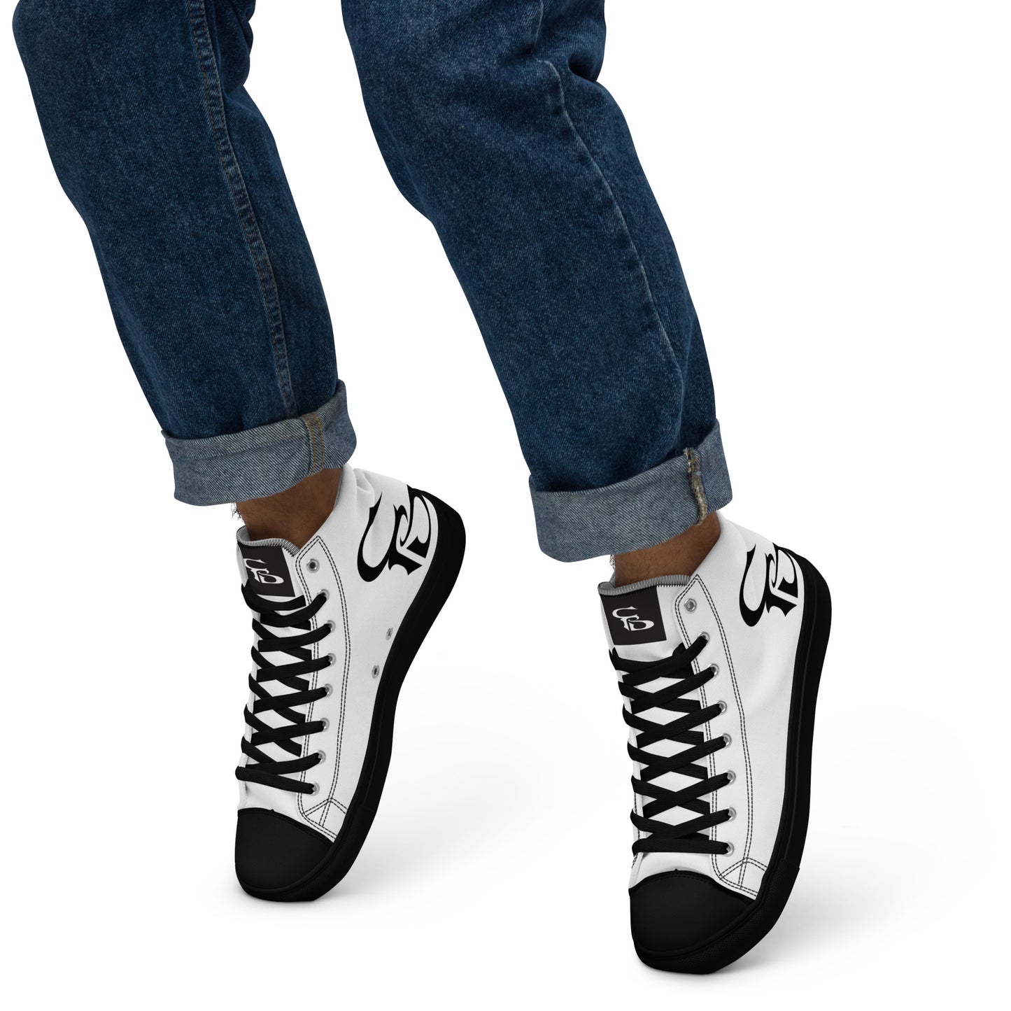 Men’s high top canvas shoes