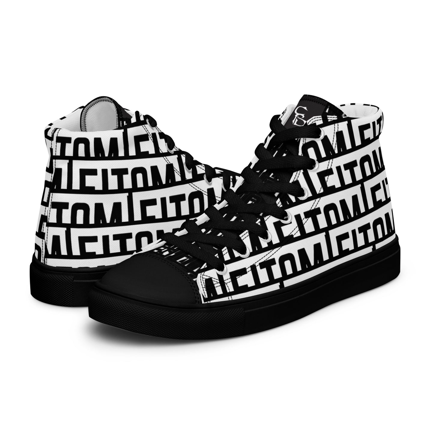 Men’s high top canvas shoes