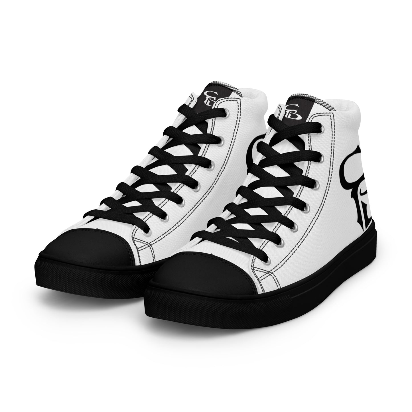 Men’s high top canvas shoes