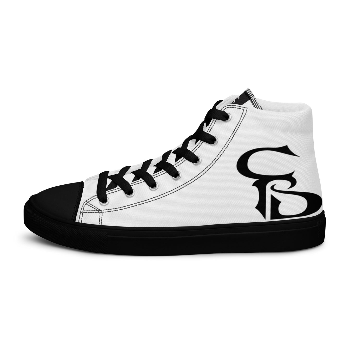 Men’s high top canvas shoes