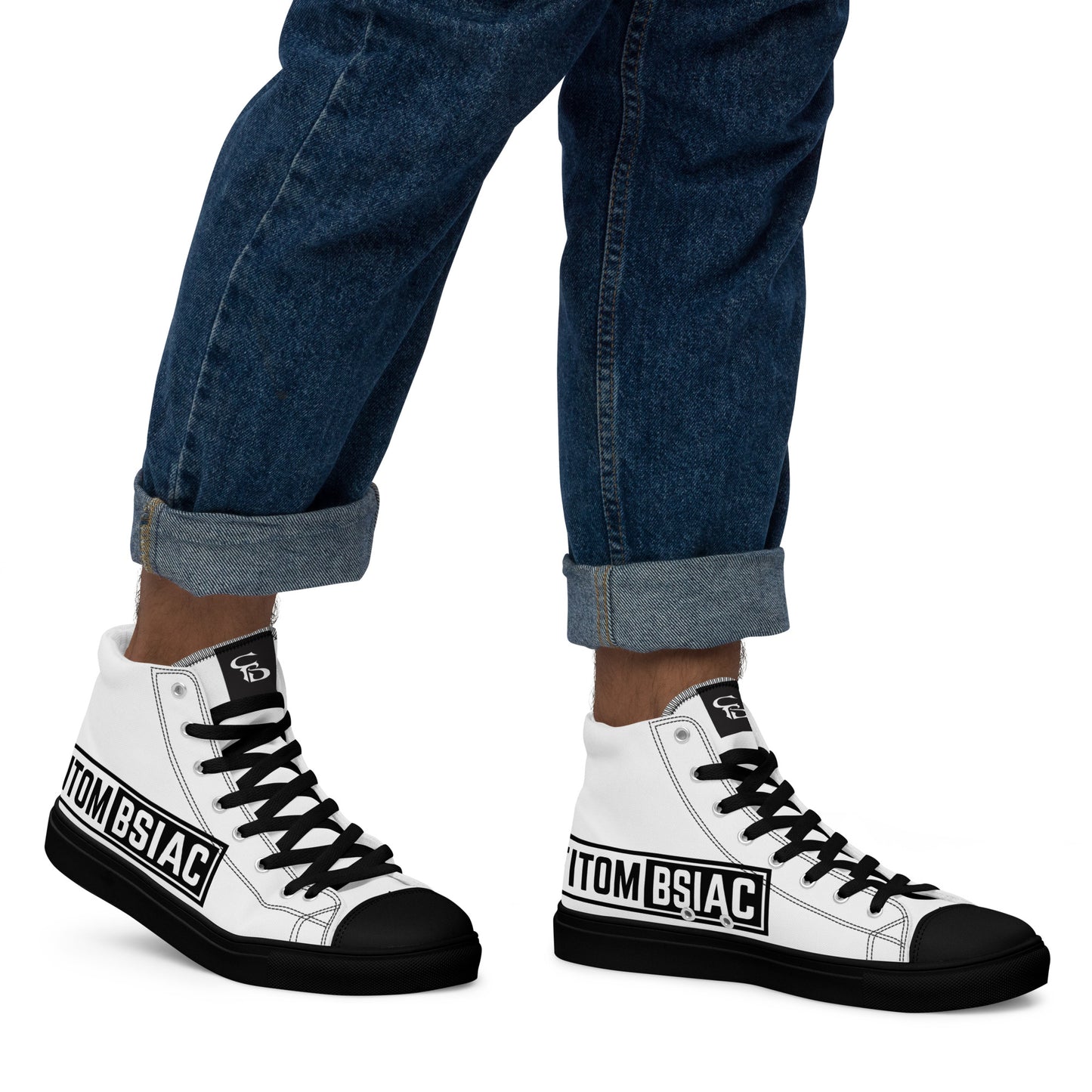 Men’s high top canvas shoes