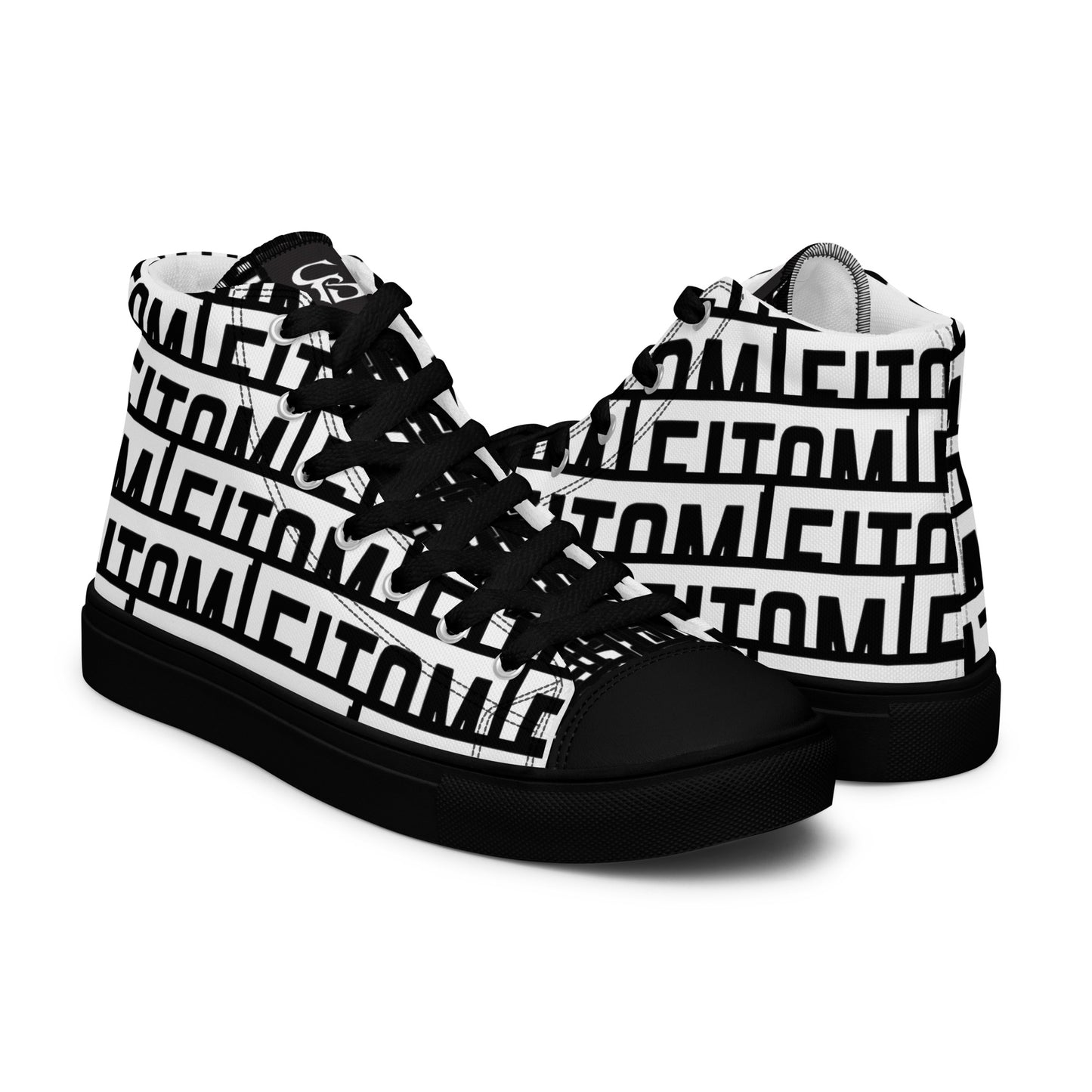 Men’s high top canvas shoes