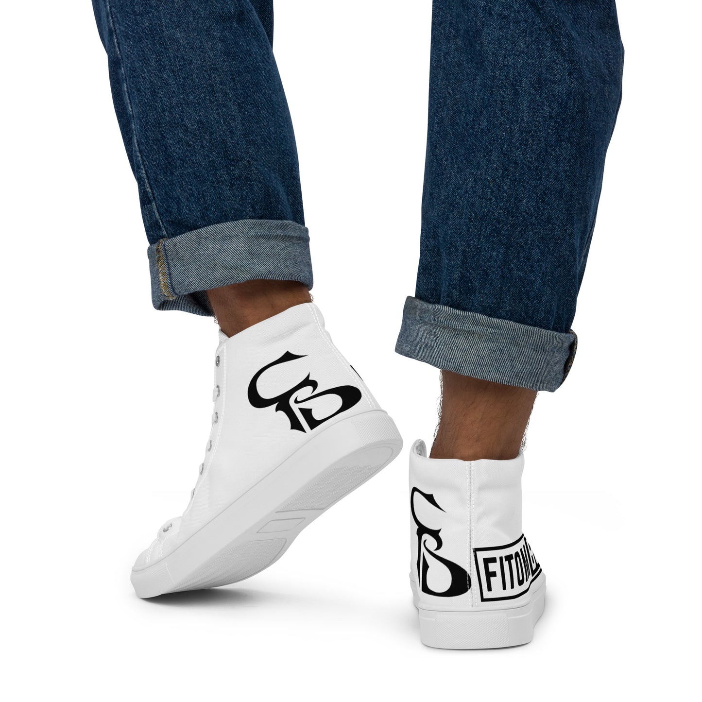 Men’s high top canvas shoes