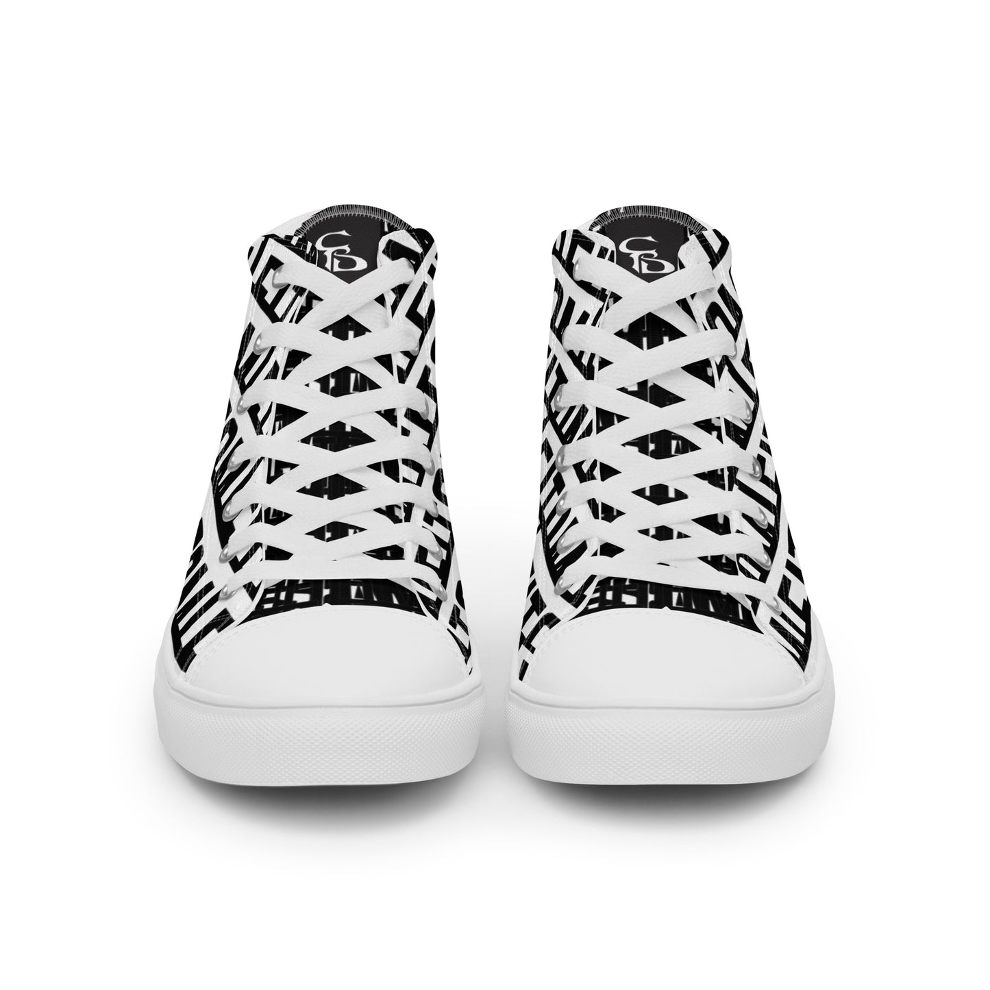 Men’s high top canvas shoes