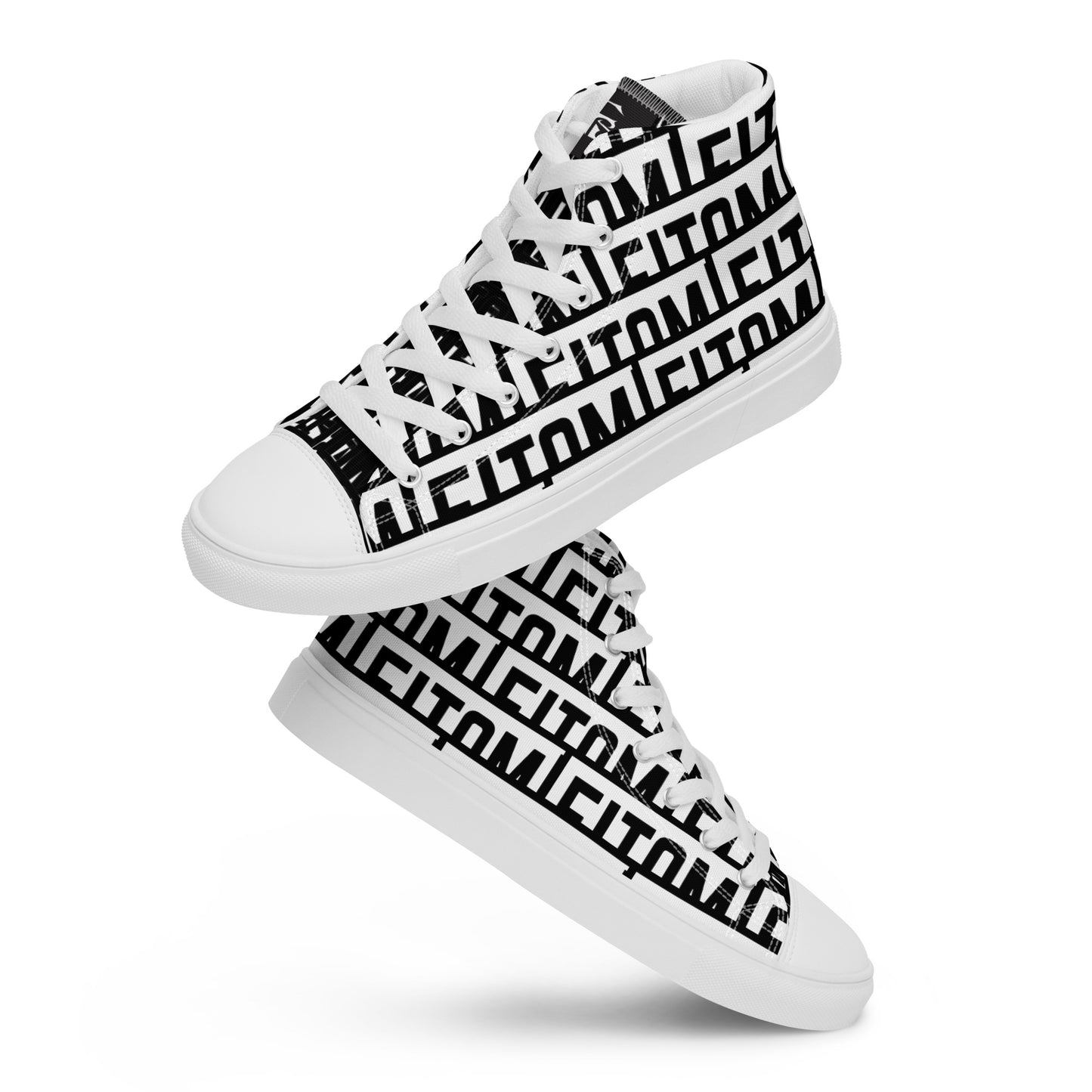 Men’s high top canvas shoes