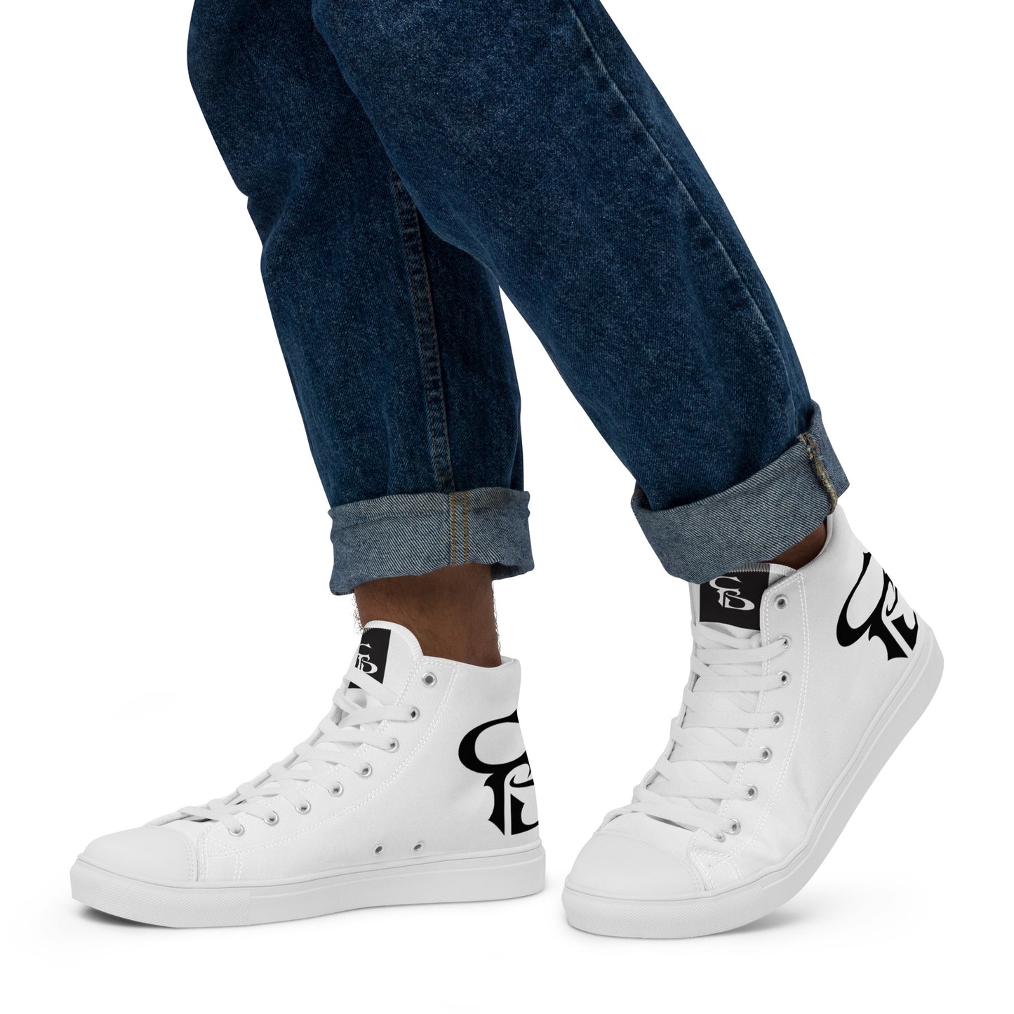 Men’s high top canvas shoes