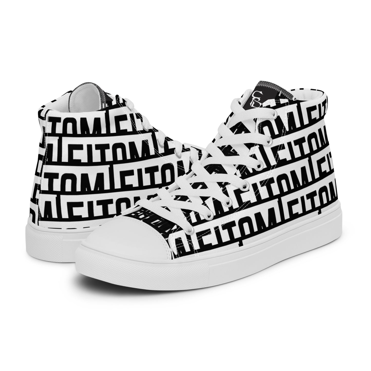 Men’s high top canvas shoes