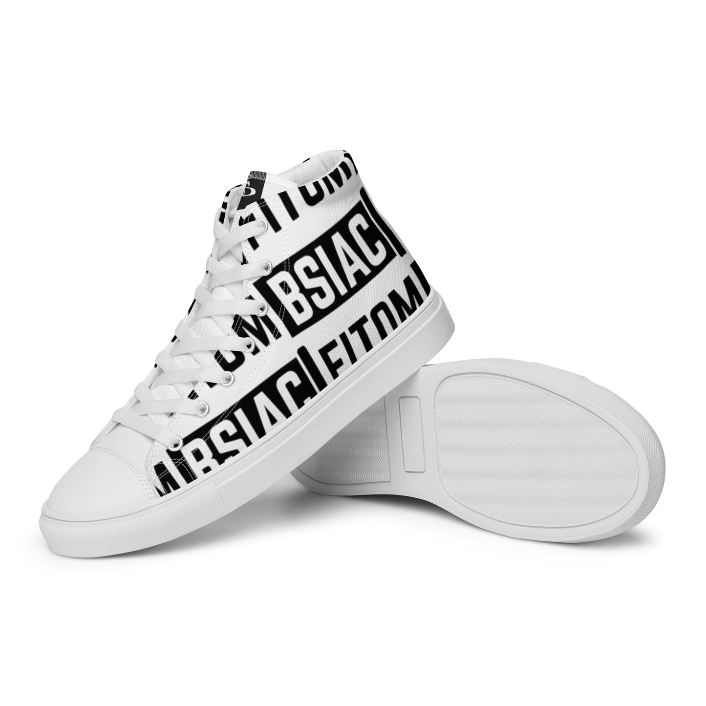 Men’s high top canvas shoes