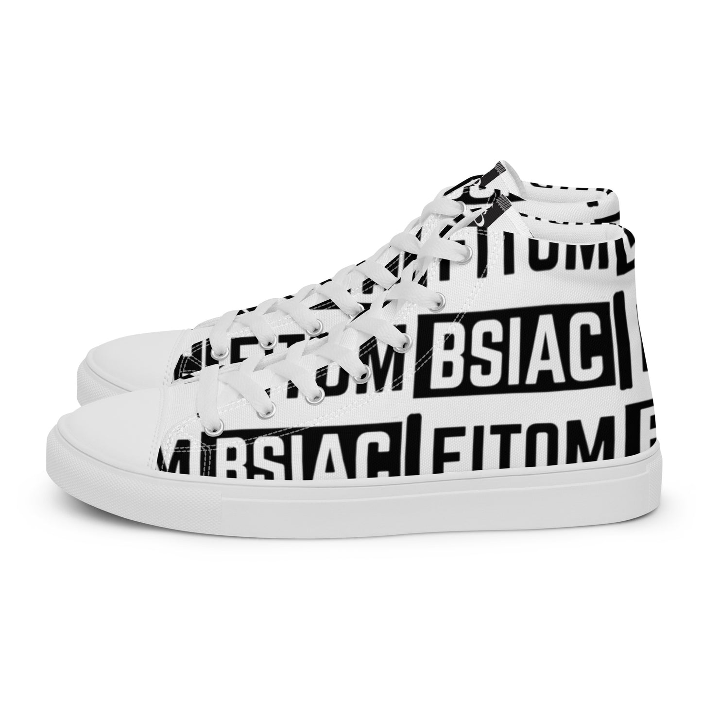 Men’s high top canvas shoes