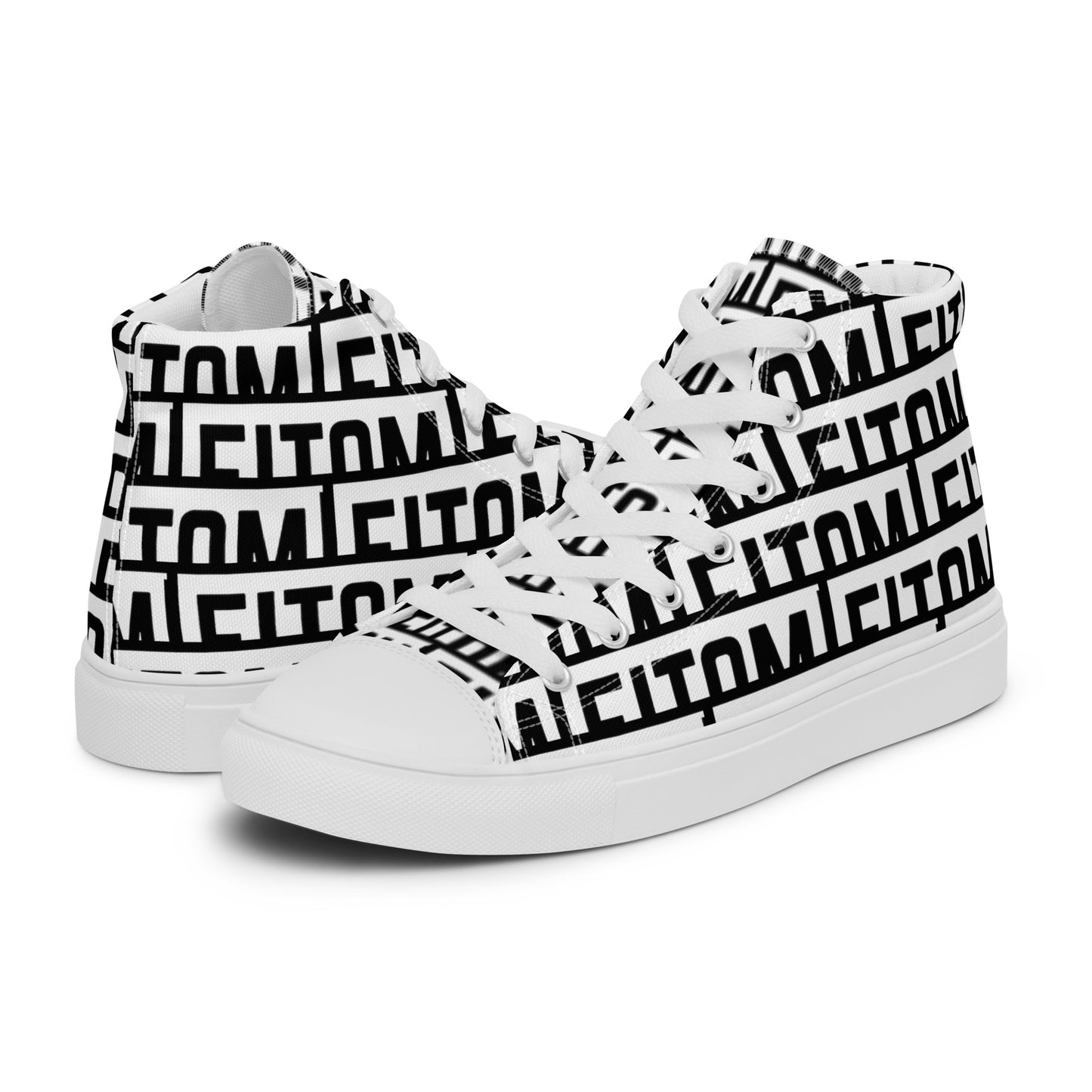 Men’s high top canvas shoes