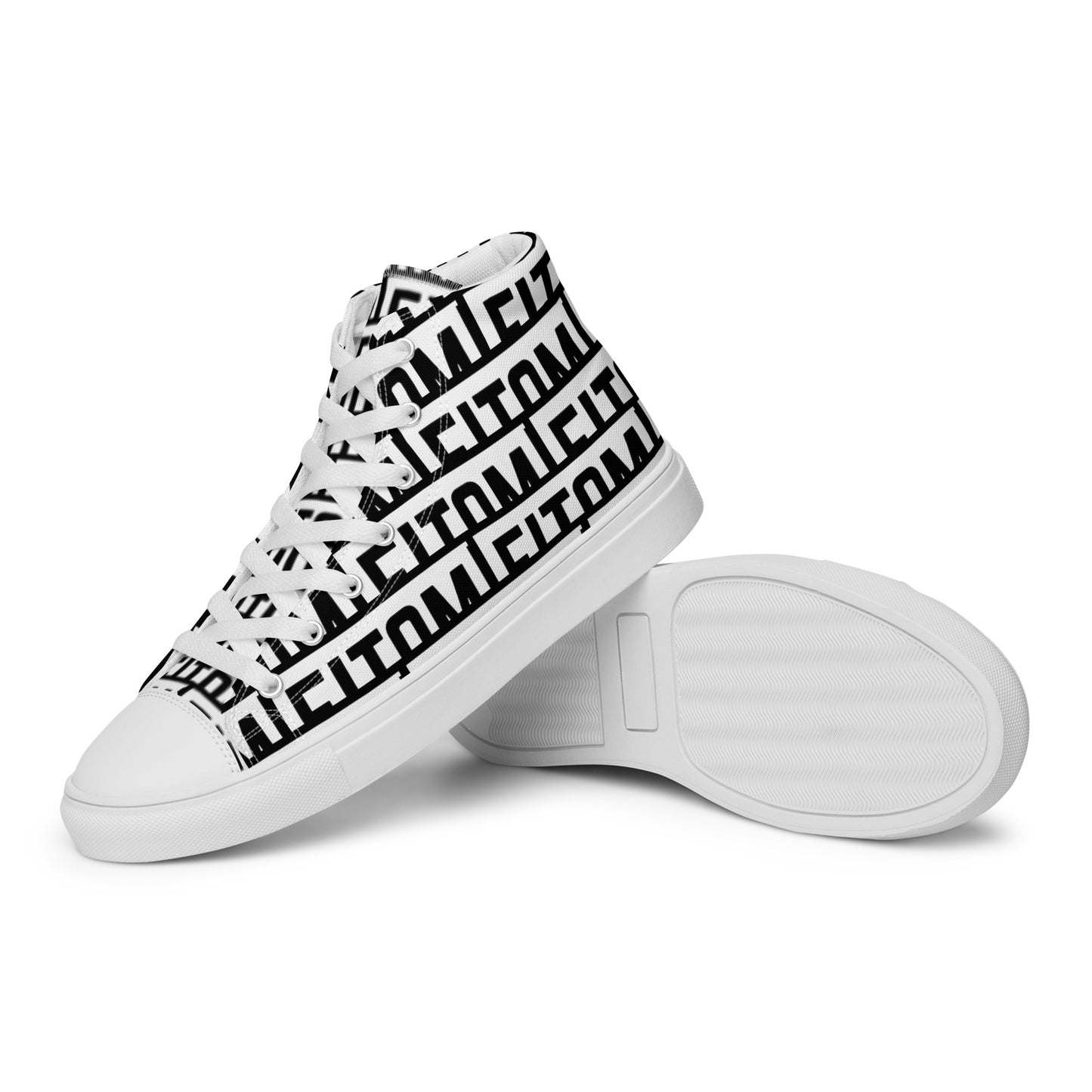 Men’s high top canvas shoes