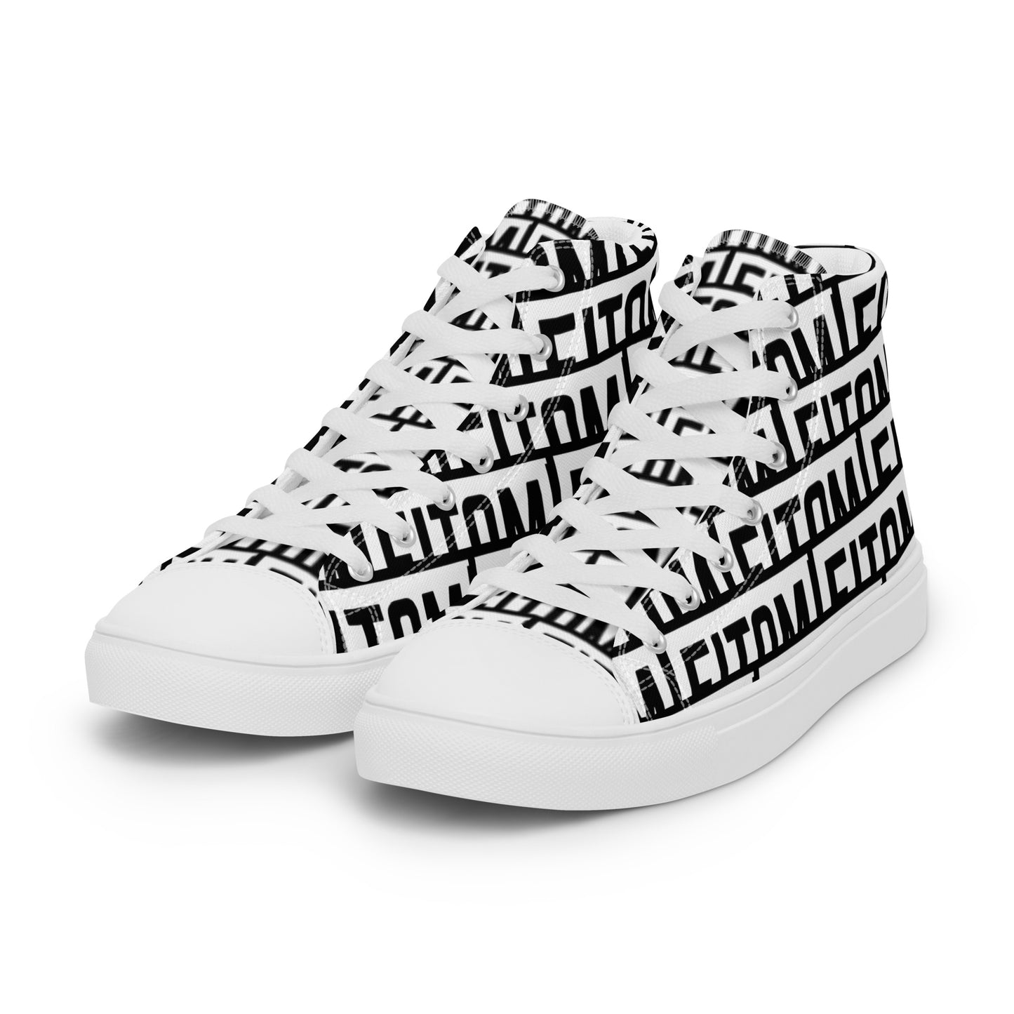 Men’s high top canvas shoes