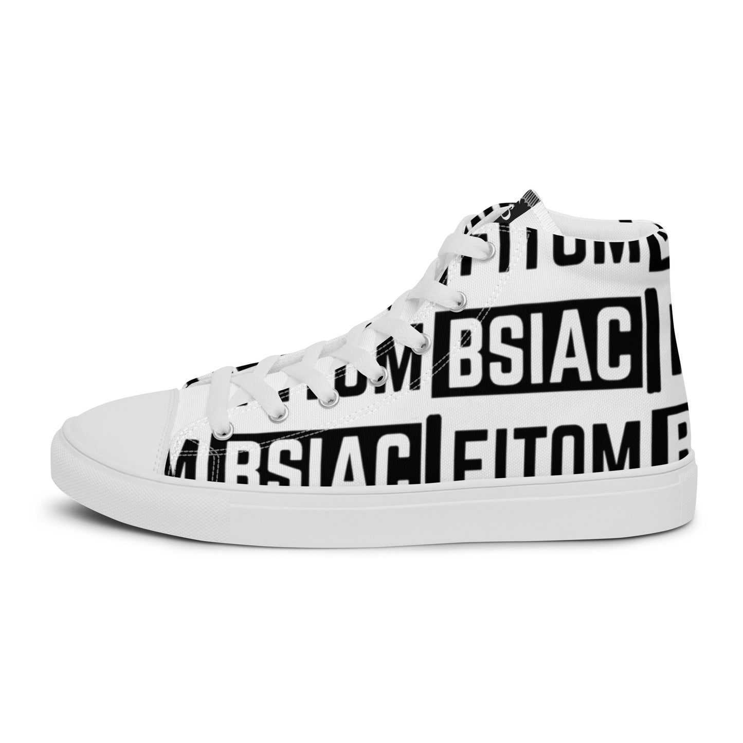 Men’s high top canvas shoes