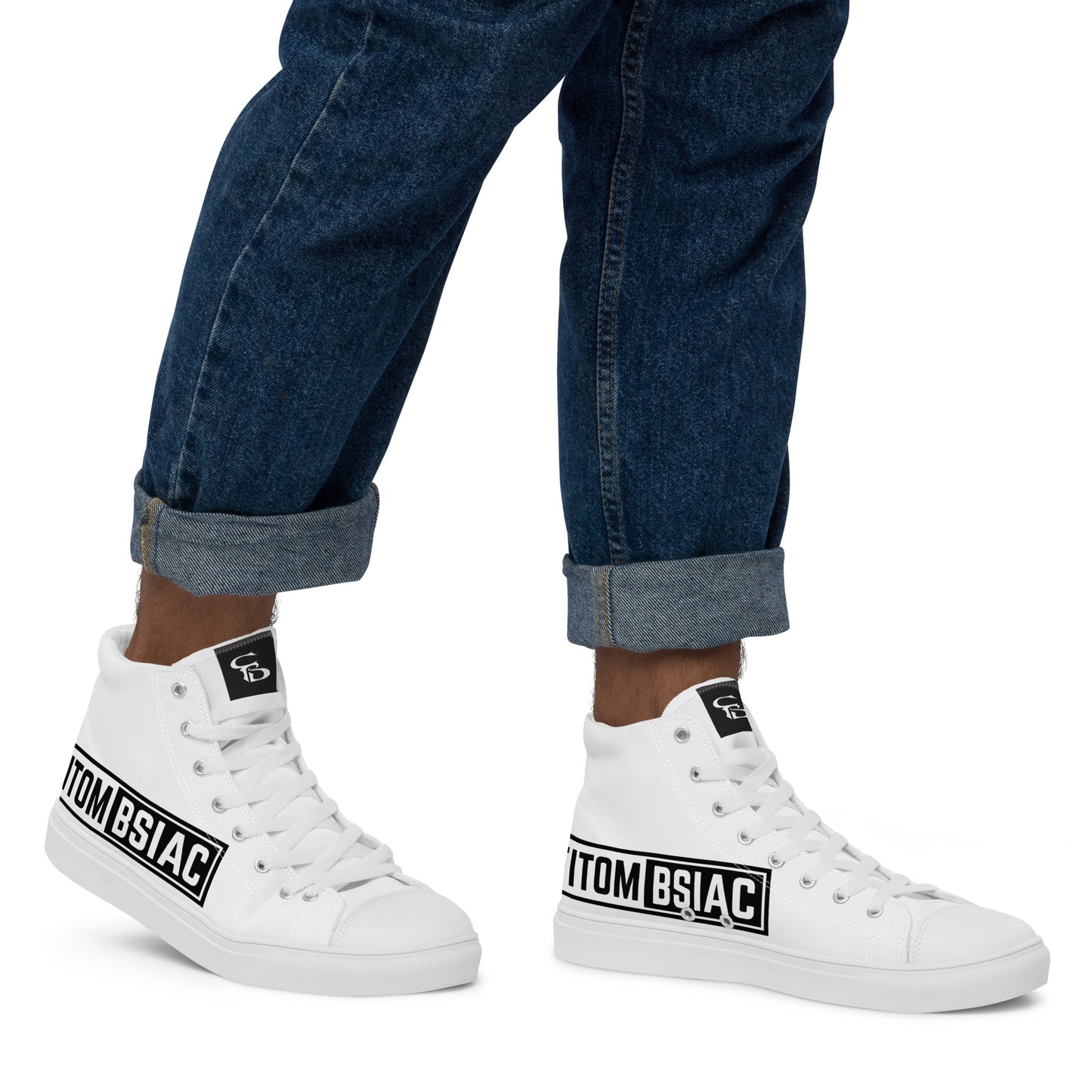 Men’s high top canvas shoes