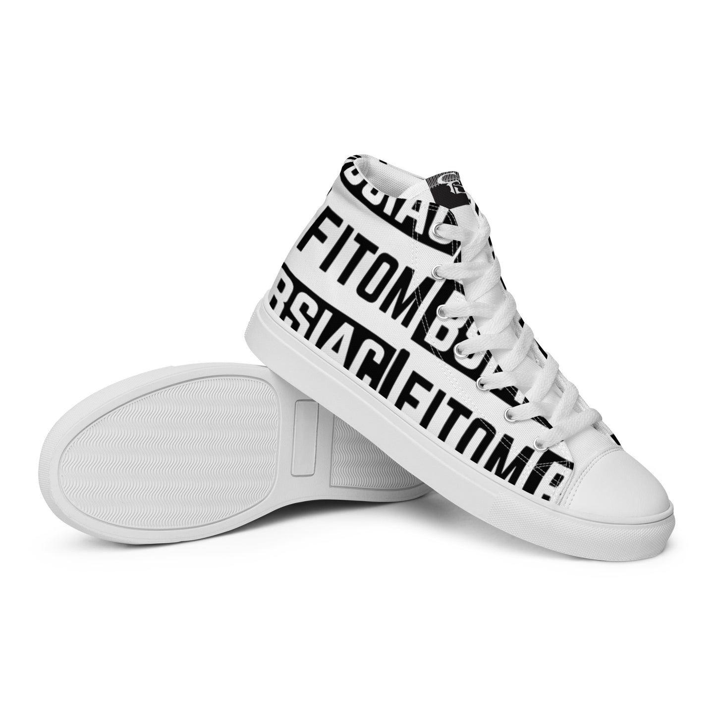 Men’s high top canvas shoes