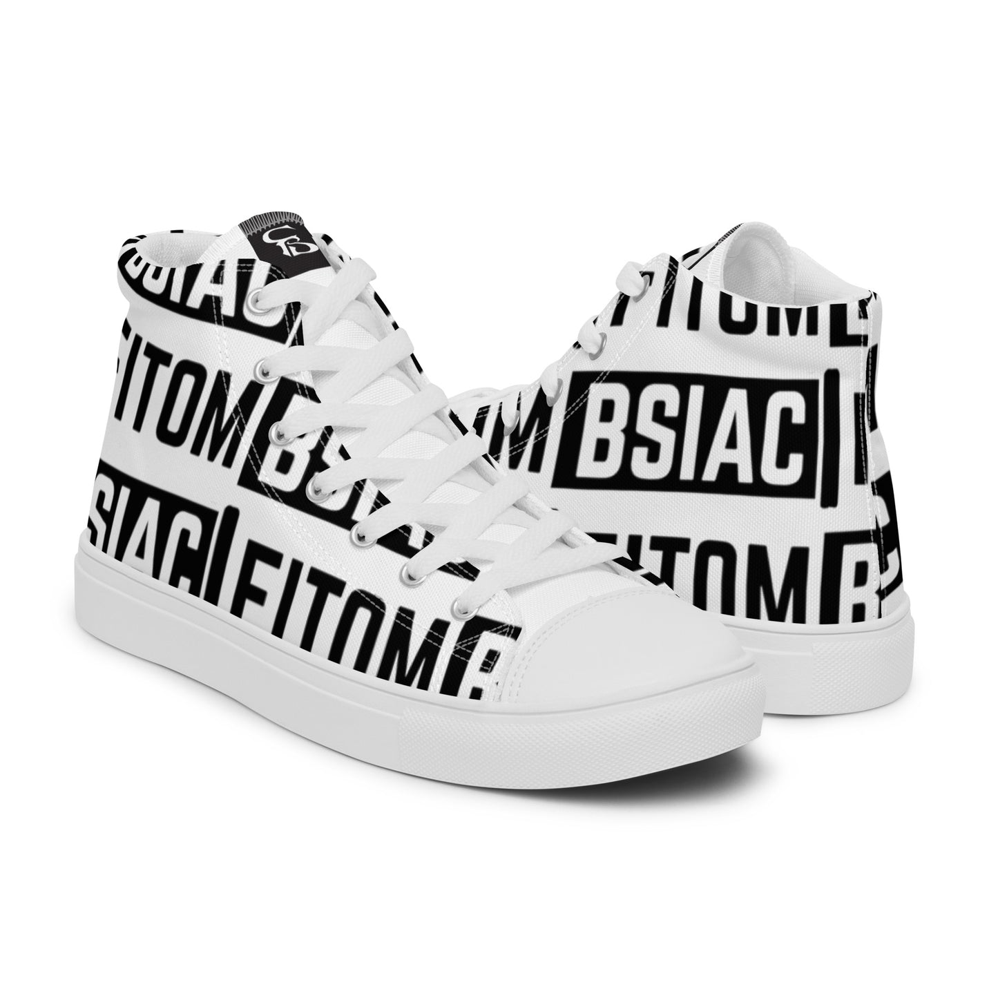 Men’s high top canvas shoes