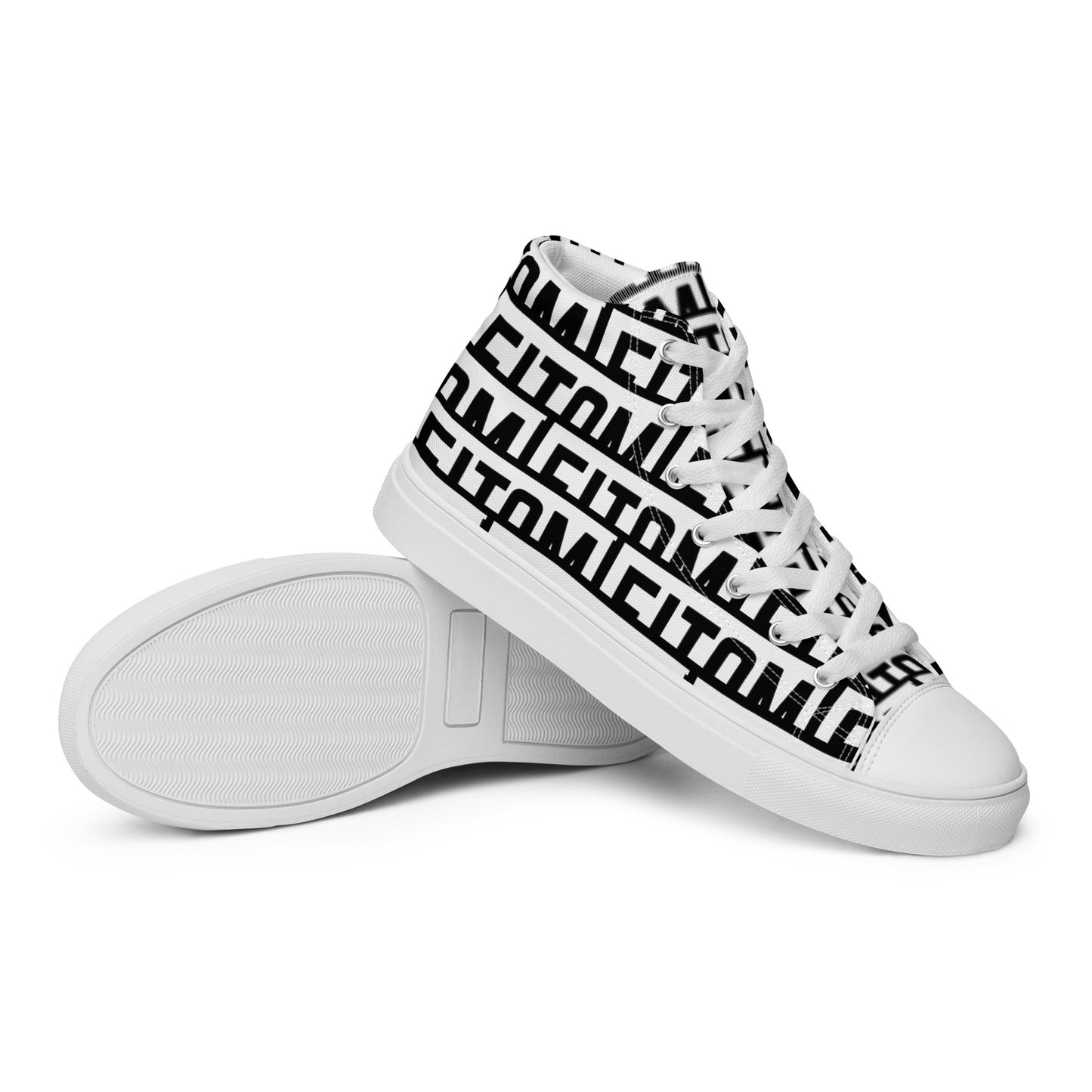 Men’s high top canvas shoes