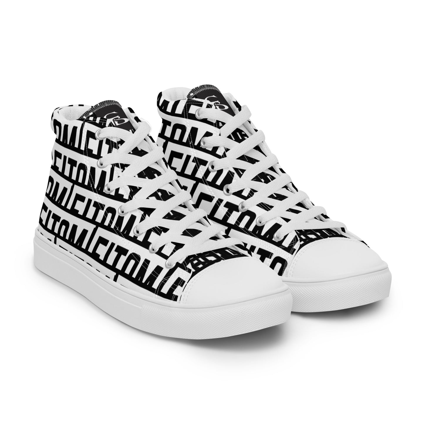 Men’s high top canvas shoes