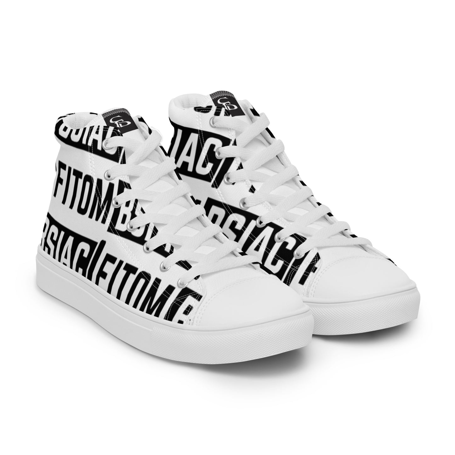 Men’s high top canvas shoes