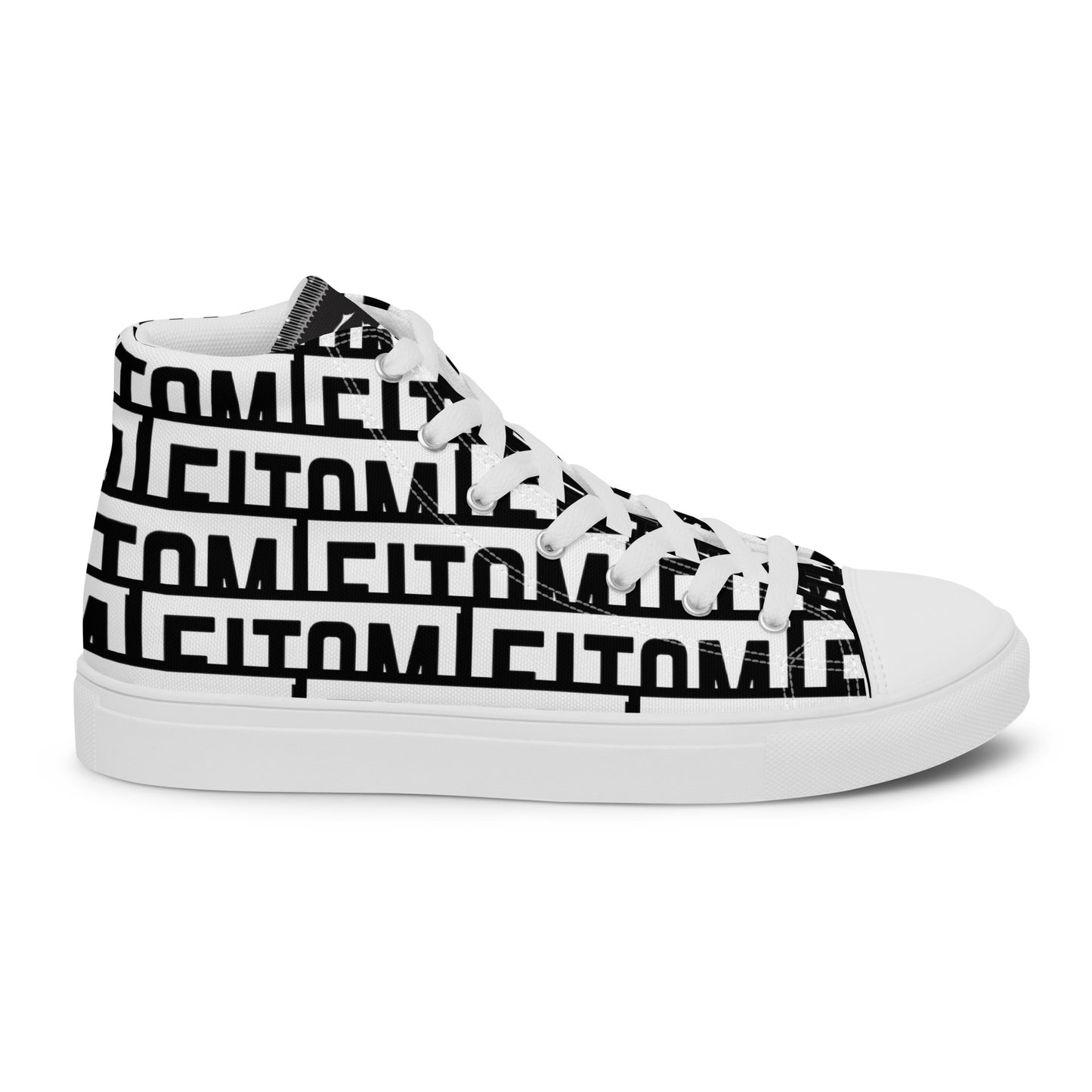 Men’s high top canvas shoes